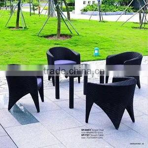 Wicker Rattan Dinning Set Table With Chairs 5pcs AY4009 thumbnail-1