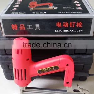 1500w Lower Noise Handheld Floor Electric Nail Gun Portable Electric Brad Nailer thumbnail-1