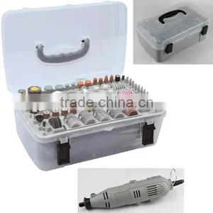 163pcs 135W Portable Hobby Rotary Tools Kit Accessory With Flex Shaft Handheld Grinding Electric Mini Grinder Set thumbnail-5