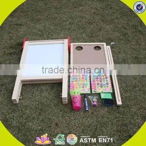 Оптовая продажа деревянных магнитных блокнотов для рисования для младенцев 2017 года, DIY деревянный магнитный блокнот для рисования для детей, продажа деревянных магнитных блокнотов для рисования для детей W12B096 thumbnail-1