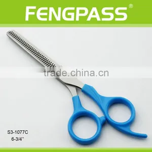 S3-1077C 6-3/4" Inch 2CR13 Stainless Steel Blade With ABS Handle Professional Hair Cutting Scissors thumbnail-1