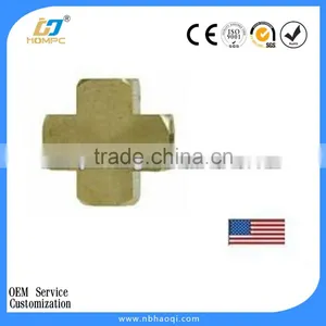Forged Copper Female Thread Cross Fitting thumbnail-1