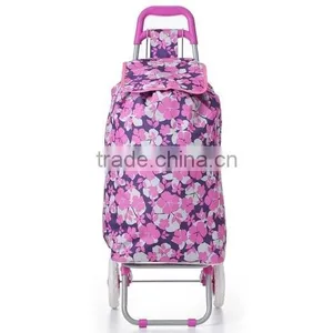 Wholesale Portable Folding Shopping Trolley Bag With Wheels thumbnail-3