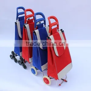 Hgh Quality 6 Wheels Climbing Stairs Folding Shopping Trolley Bag thumbnail-3