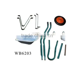 WANTAI Powder Coating Building Equipment Garden Mini Wheelbarrow/75l Plastic Wheelbarrow thumbnail-6