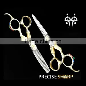 QJ-HS186 Hairdressing Scissors Hair Scissors Purple Dragon Hair Scissors thumbnail-1