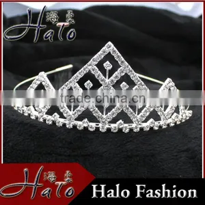 Rhinestone Party Crown Tiara Headbands thumbnail-1