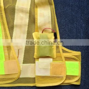 Reflective Led Lighted Flashing Police Safety Vest With Velcro EN471 High Visibility thumbnail-6