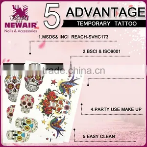 NEWAIR Promotional New Custom Temporary Designer Body Sticker Tattoo With Non-toxic Report thumbnail-3