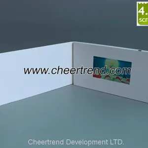 Chinese Homemade 7 Inch TFT Lcd Screen Blank White Card Digital Lcd Video Brochure thumbnail-2