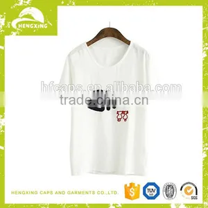 Women Custom T-shirts Embroidery Hot Sale thumbnail-1