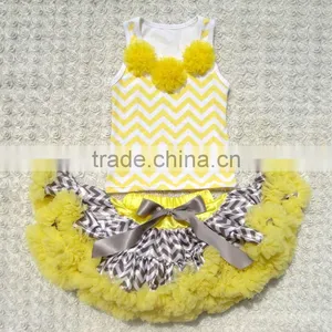 Girls Chevron Skirt Zig Zag Chevron Skirt for Girls Girls Rara Skirt thumbnail-1