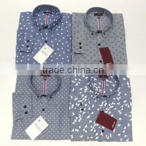 Branded Mens Long Sleeve Woven Shirts thumbnail-4