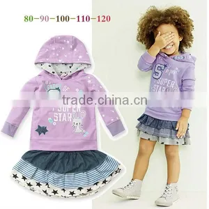 Wholesale Children Boutique Clothing Clothes for Kids Lovely Girls 2pcs Outfits thumbnail-1