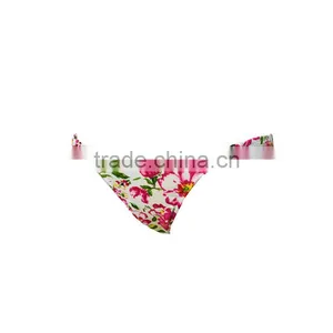Wholesale Flower Sublimation Printed Slim Fit Bikinis Woman Swimwear thumbnail-5