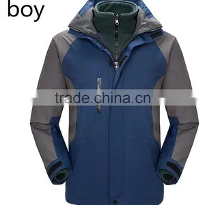 2017 Custom Men Outdoorwear Sports Waterproof 3-in-1winter Jackets thumbnail-5