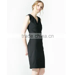 V-neck Elegant Sleeveless Summer Women's Dresses Sexy thumbnail-3