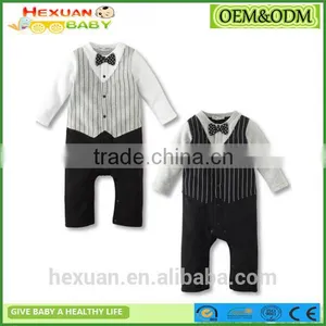 Organic Cotton Long Sleeves Baby Clothes Romper Boy thumbnail-1