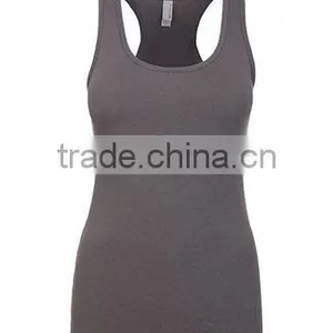 Next Level Apparel Ladies' Spandex Jersey Racerback Tank Top - 57% Combed Ring-spun Cotton, 38% Polyester and 5% Spandex. thumbnail-4