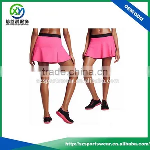 OEM Service Contrast Color Tennis Ladies Sportswear Golf Skirts thumbnail-1
