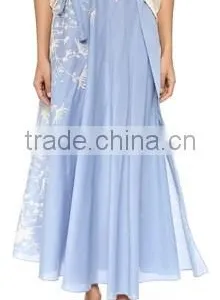 2016 Designed for Fashion Women Chiffon Printed Skirt Ladies'maxi Skirt OEM thumbnail-2