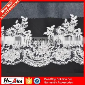 Hi-ana Lace1 Rapid and Efficient Cooperation Hot Sale Guipure Embroidery Lace Fabric thumbnail-1