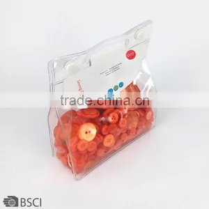 D&D Designer Needlework Materials in Bag Shirt Buttons Custom Logo Orange Sewing Buttons thumbnail-1
