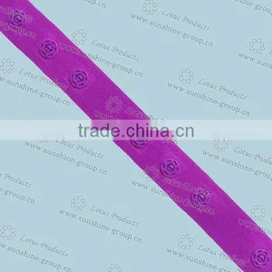 Colored Plastic Snap Button Tape for Garment, Polyester Tape, Press Snap Button thumbnail-1