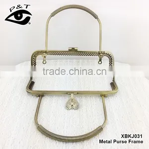 High Quality Antique Broze Handle Type Metal Purse Bag Frames thumbnail-3