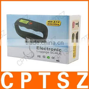 WH-14A 50kg/10g Hand Held Portable Hanging Hook Digital Travle Luggage Digital Weighing Scale thumbnail-2