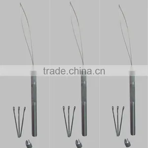 Wig Pulling Needle Threader, Micro Rings Hair Extension Loop Pulling Needle thumbnail-4
