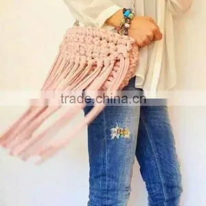 Polyester Fabric Spaghetti T-shirt Yarn Hand Kntting Suitacase Carpet DIY Craft Kits thumbnail-5