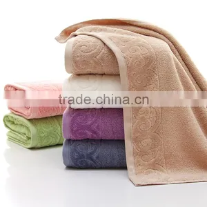 Wholesale Luxury 100% Cotton Jacquard Hotel Bath Towel Set thumbnail-6