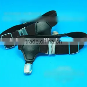 New 1 Pair Suspender Double Grip Clip Men's Sock Garters Adjustable Elastic thumbnail-3