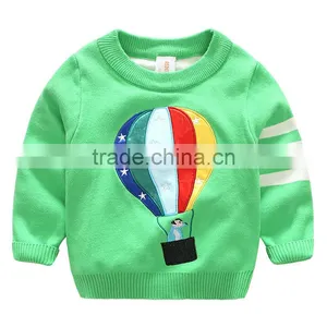 2017 New Design Knitting Patterns Children's Cartoon Sweater thumbnail-4
