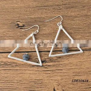 Women's Fashion Earring Triangle Silver Earring Minimalist Earings thumbnail-1