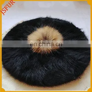 Top Quality Genuine Fox Fur Woolen Child Hat thumbnail-4