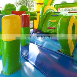 HI Hot Sale!! Animal Themed Inflatable Long Water Slide, Grass Pool Bouncer Sldie thumbnail-5