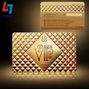 CMYK 4 Colors Offset Printing Gold/Silver PVC/Plastic Business Card/VIP ID Card thumbnail-2