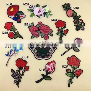 Embroidery Patches Stick on Applique for Shirt /shoes Iron on Embroidery Patch thumbnail-5