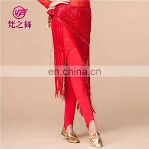 Practice Cotton Long Women Belly Dance Tight Pant K-4037# thumbnail-1