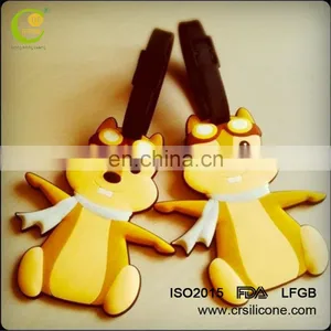 Factory Direct Sale Custom Eco-Friendly Pvc Baggage Tags Silicone Luggage Tag thumbnail-6