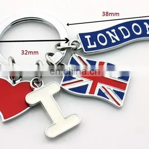 2014 Hot Sell Fashion Map Keychain thumbnail-1