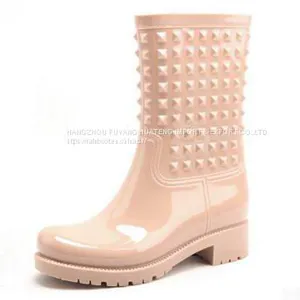 Vogue Women PVC Rain Shoe, Ladies's Rain Shoes, Popular Style Shoe, New Fashion Women Shoes thumbnail-3