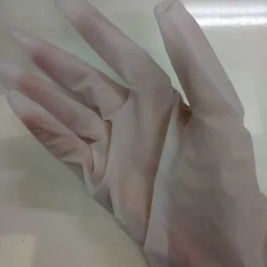 Powder-Free Disposable Vinyl Exam Glove Blue thumbnail-5
