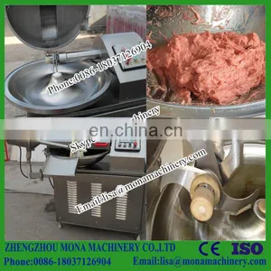 High Quality 304 Stainless Steel Vacuum Meat Bowl Cutter Approved by ce Product Line thumbnail-1