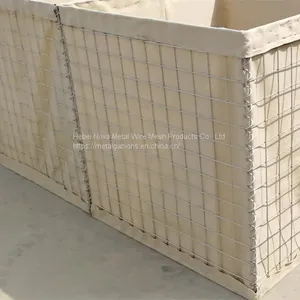 Welded Military Sand Gabion Box Wall Hesco Barrier thumbnail-3
