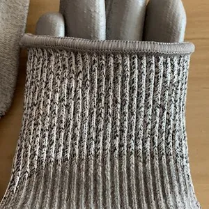 Cut Resistant Level 5 HPPE Liner PU Coated Anti Cut Gloves With EN388 4543 thumbnail-5