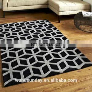 Chinese Polyester Hand Tufted Carpet Rugs Handmade Polyester Carpet thumbnail-5