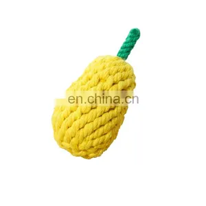 Funny Fruit Series Pet Rope Chew Toy, Dog Toys Free Samples thumbnail-1